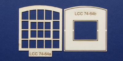 LCC 74-64 O gauge warehouse window